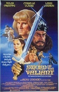 Poster for the movie "Sword of the Valiant: The Legend of Sir Gawain and the Green Knight"